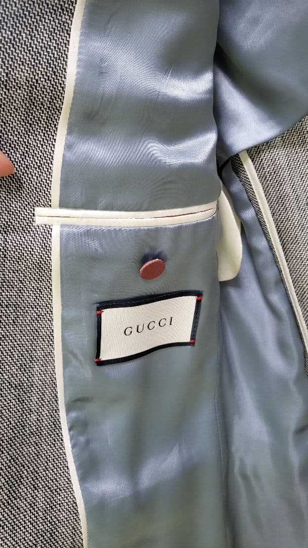 グッチ テーラードジャケット メンズ 46R