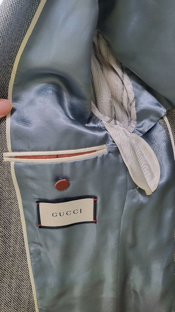 グッチ テーラードジャケット メンズ 46R