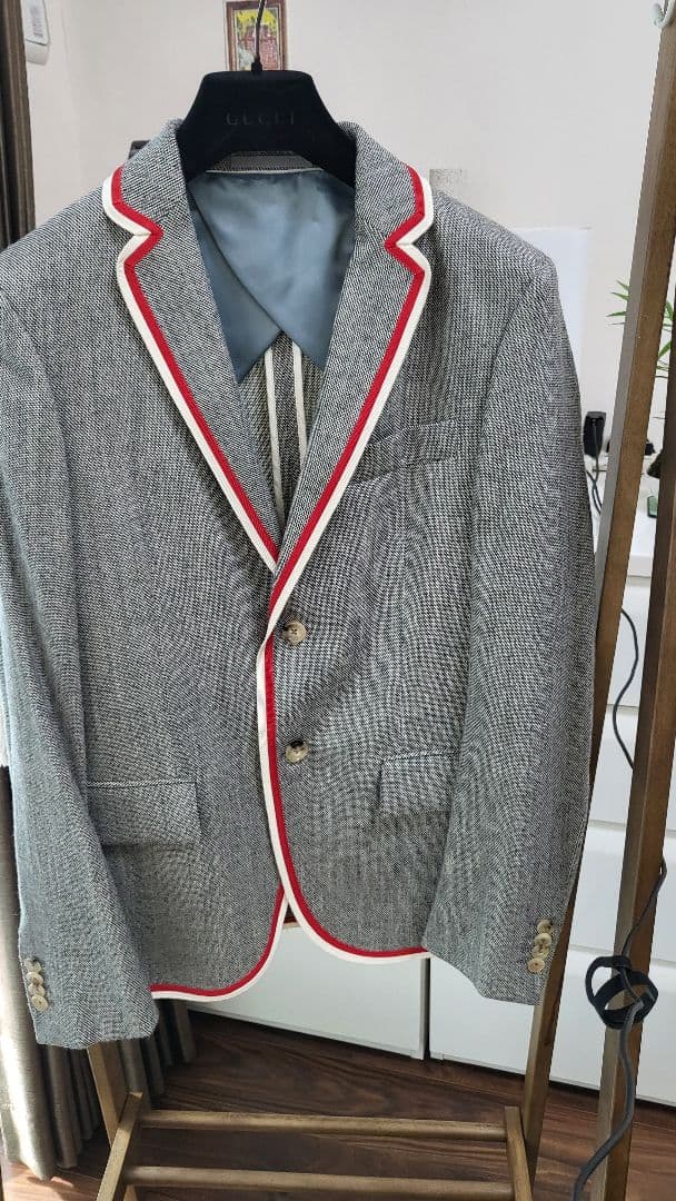 グッチ テーラードジャケット メンズ 46R
