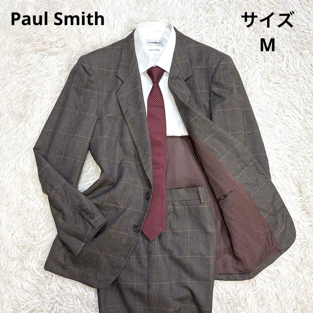【美品】Paul Smith ポールスミス　セットアップスーツ　チェック　M
