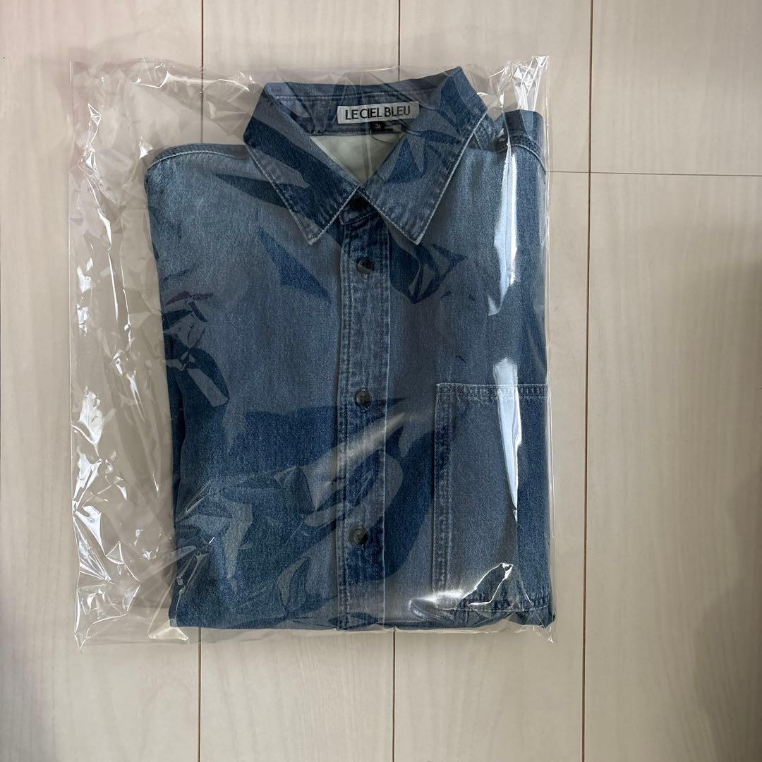 ルシェルブルー　Denim Oversized Shirt