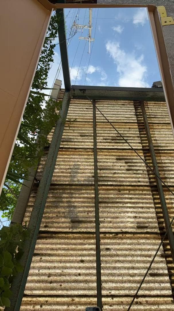 【美品】スタンドミラー 壁掛け 割れない鏡 幅60x160cm 白色 8番