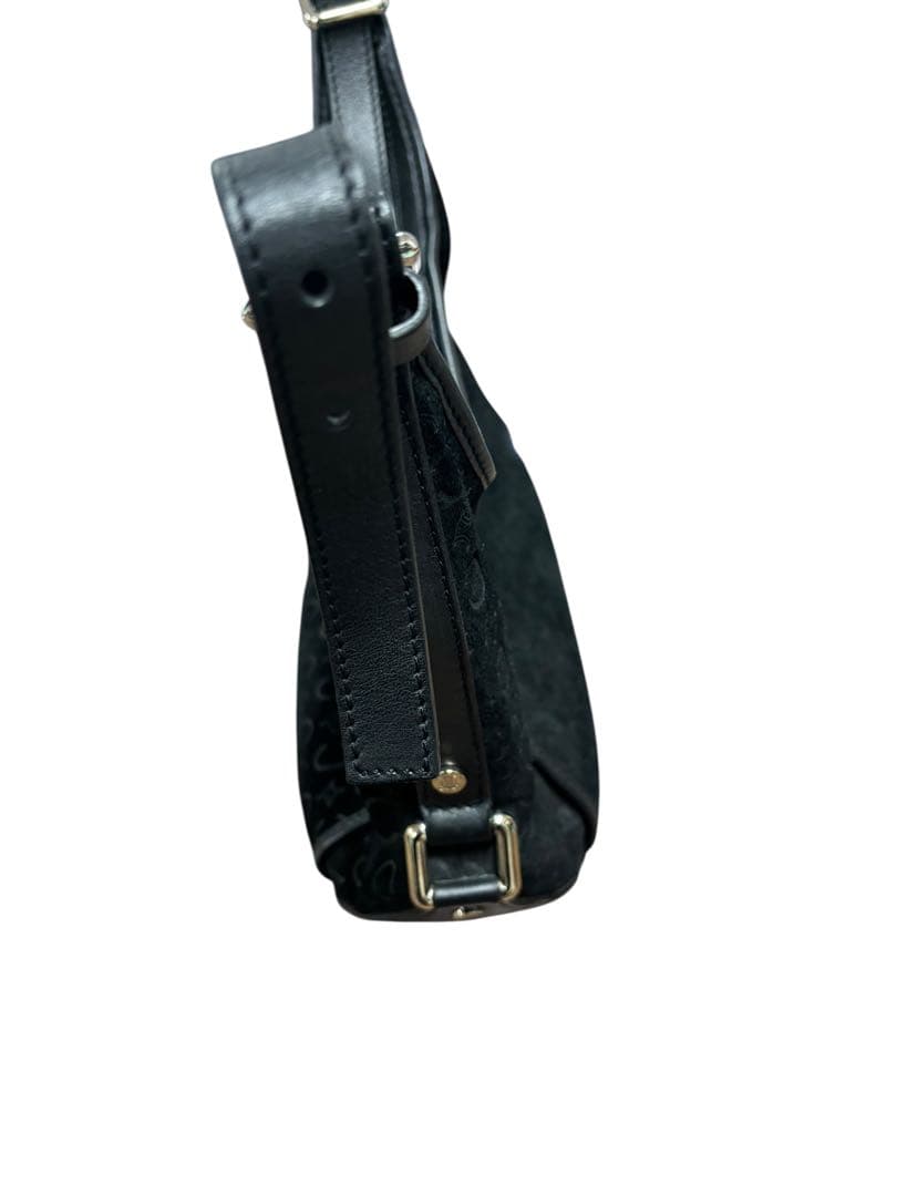 CELINE セリーヌ マカダム柄 ワンショルダーバッグ ブラック