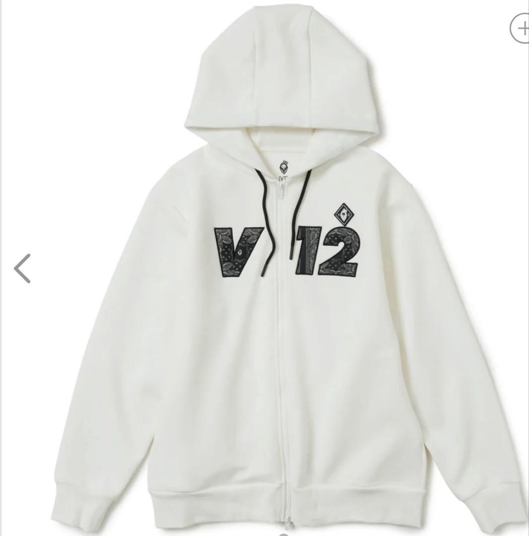 新品正規品V12/XL】BANDANA LOGO PARKA パーカースウェット