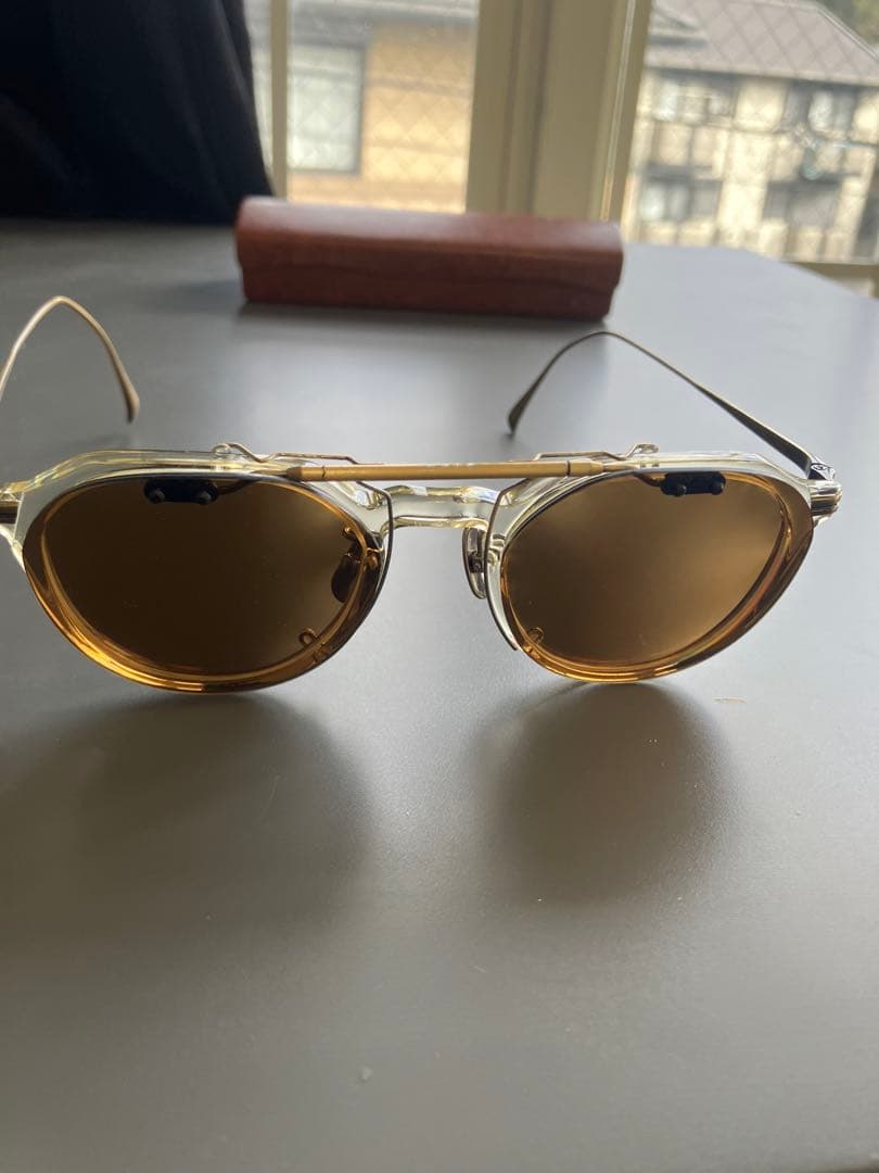 金子眼鏡　クリップオン 付き サングラス