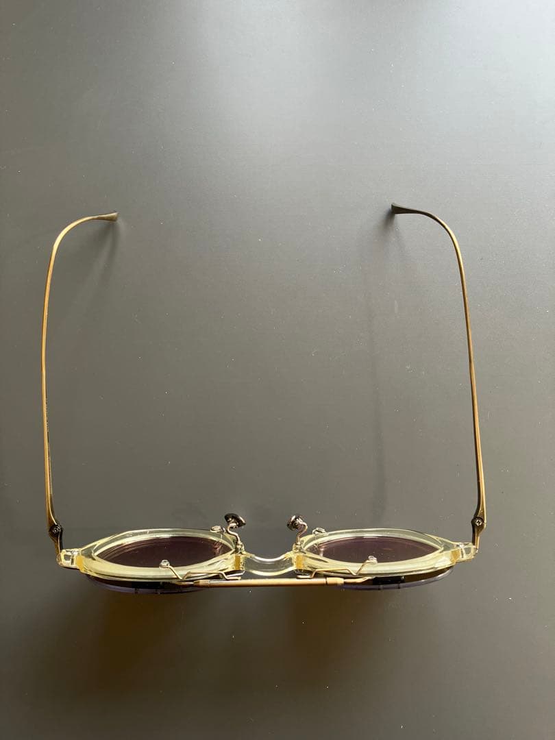 金子眼鏡　クリップオン 付き サングラス