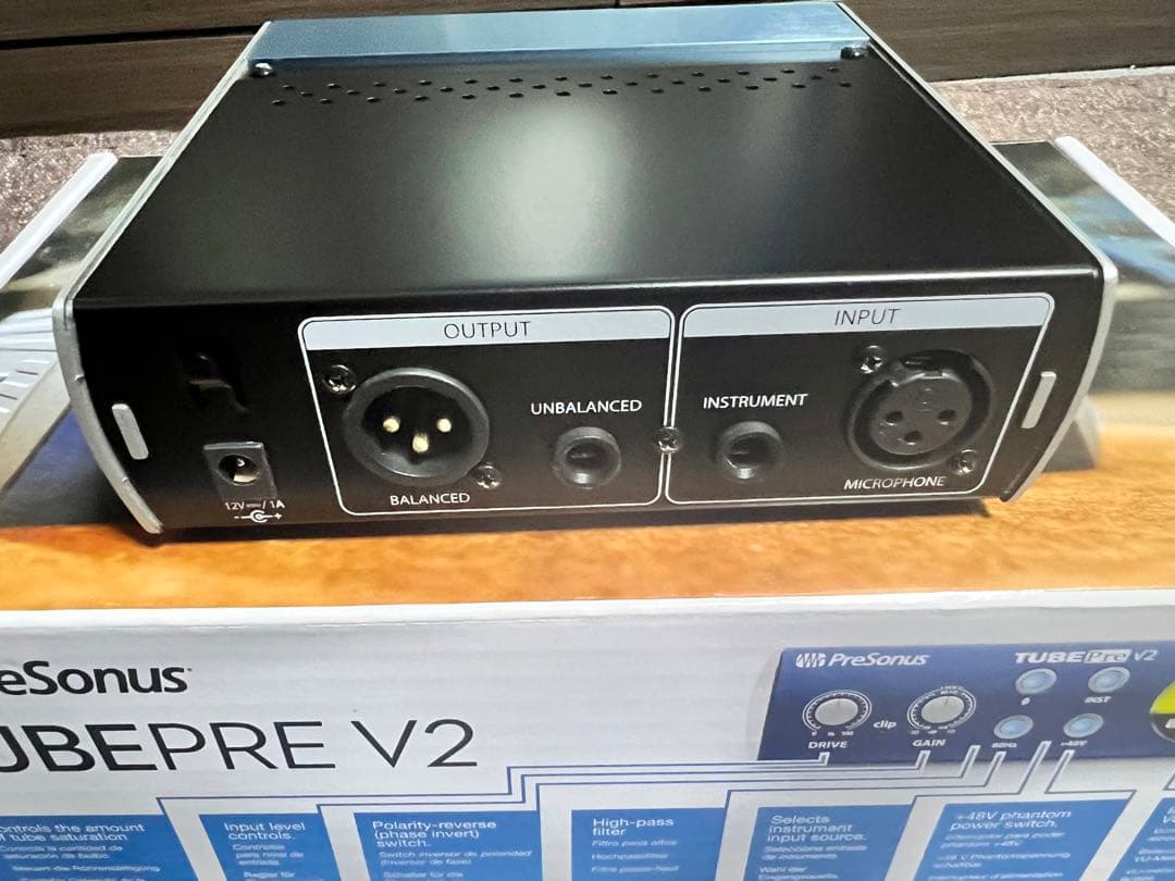 PreSonus TubePre V2 真空管交換済み
