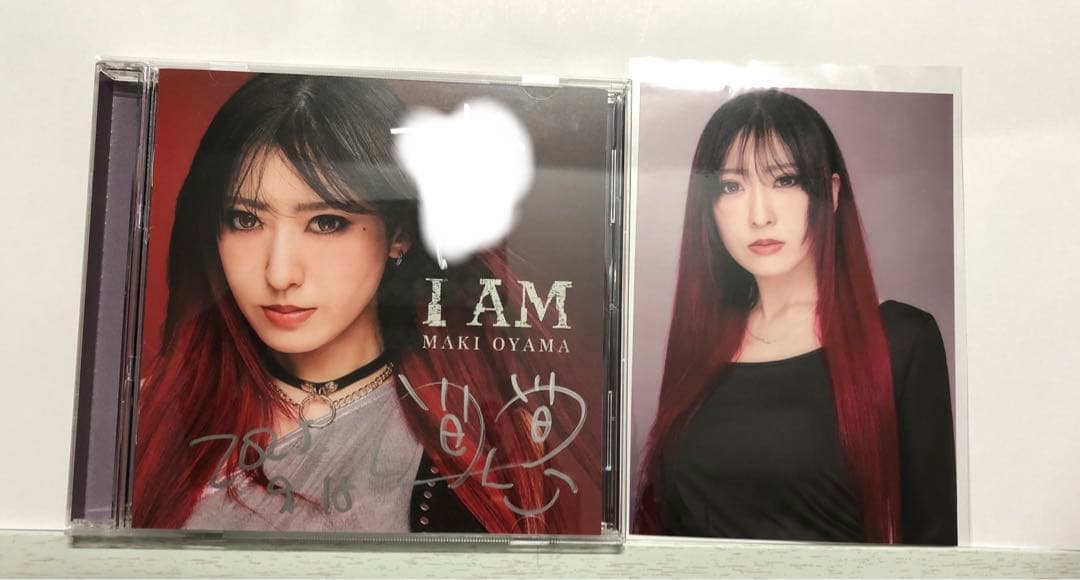 大山　まき I AM サイン入り CDとL版フォト