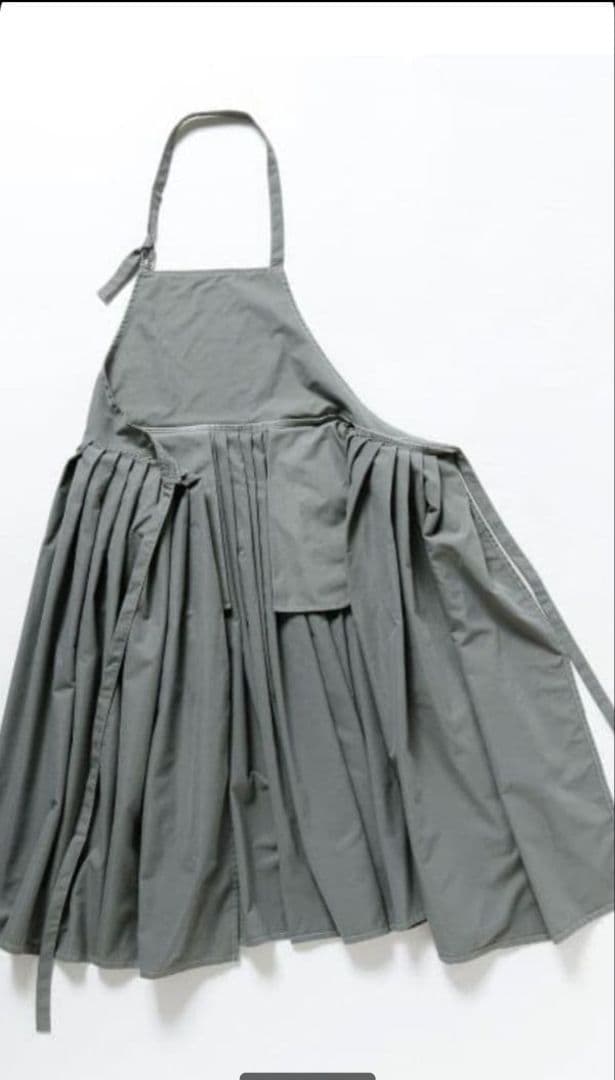 新品　Dean &DeLuca ×ビームス　フレアエプロンドレス　グレー　完売品