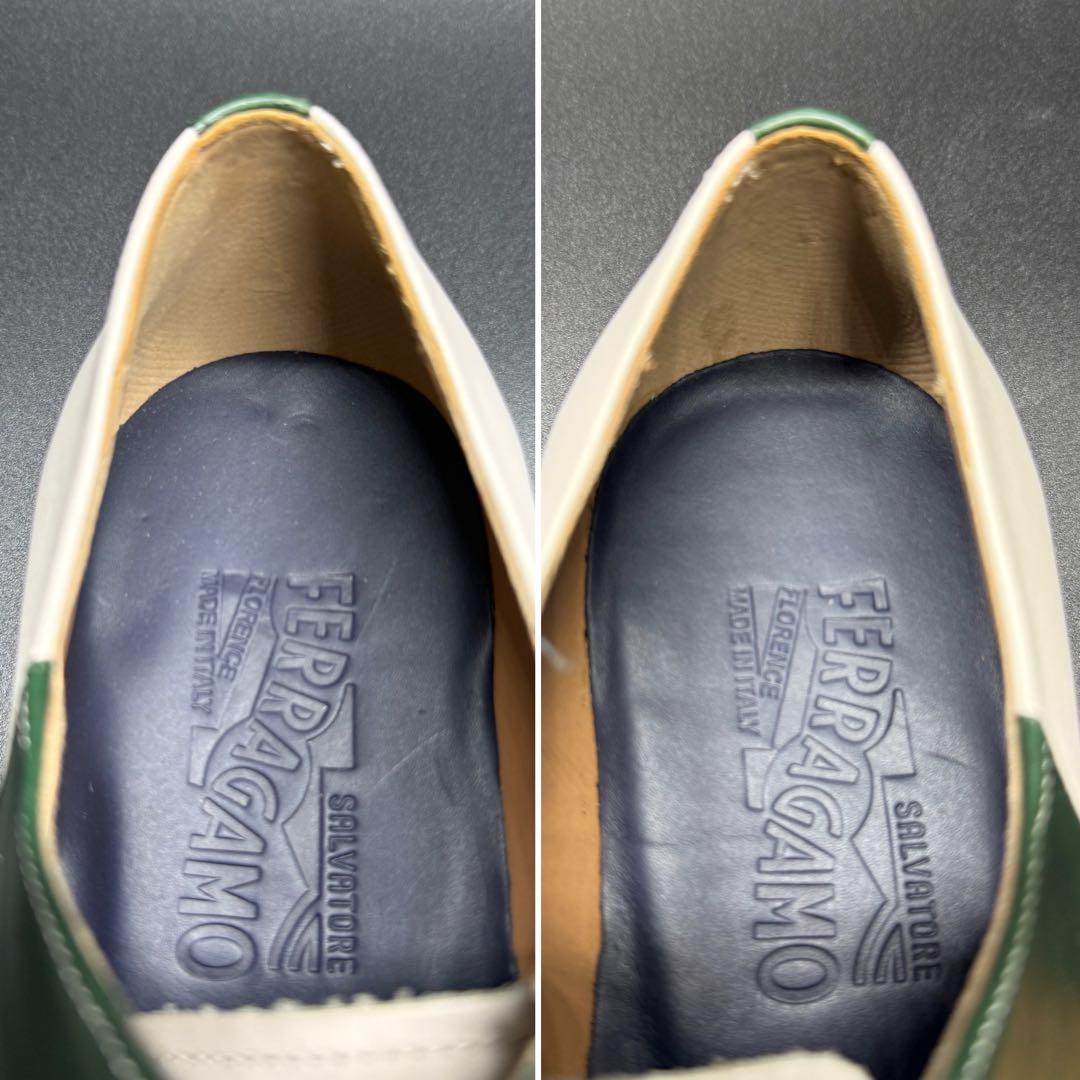 【未使用に近い】 Salvatore Ferragamo サドルシューズ 革靴