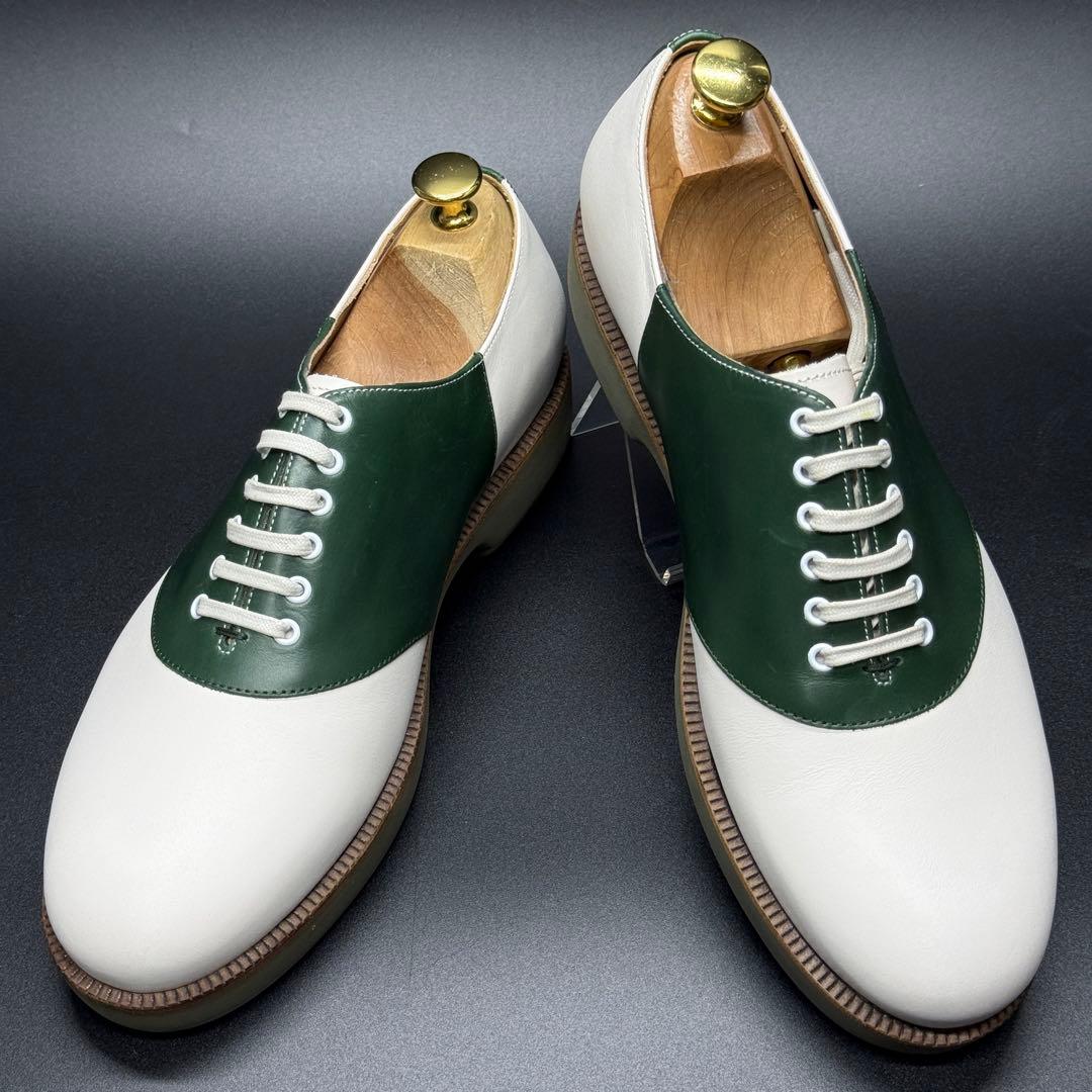 【未使用に近い】 Salvatore Ferragamo サドルシューズ 革靴