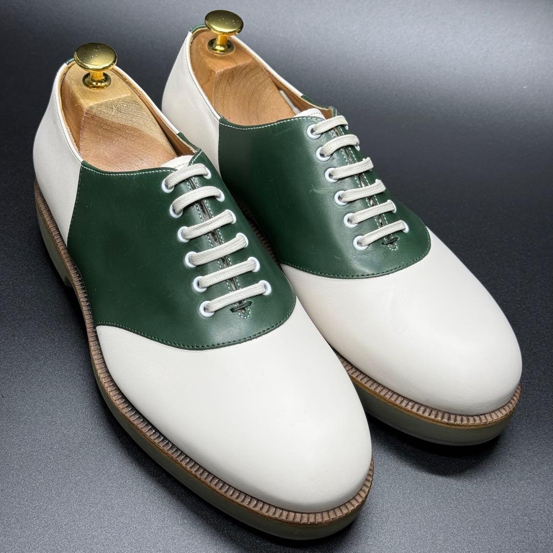 【未使用に近い】 Salvatore Ferragamo サドルシューズ 革靴