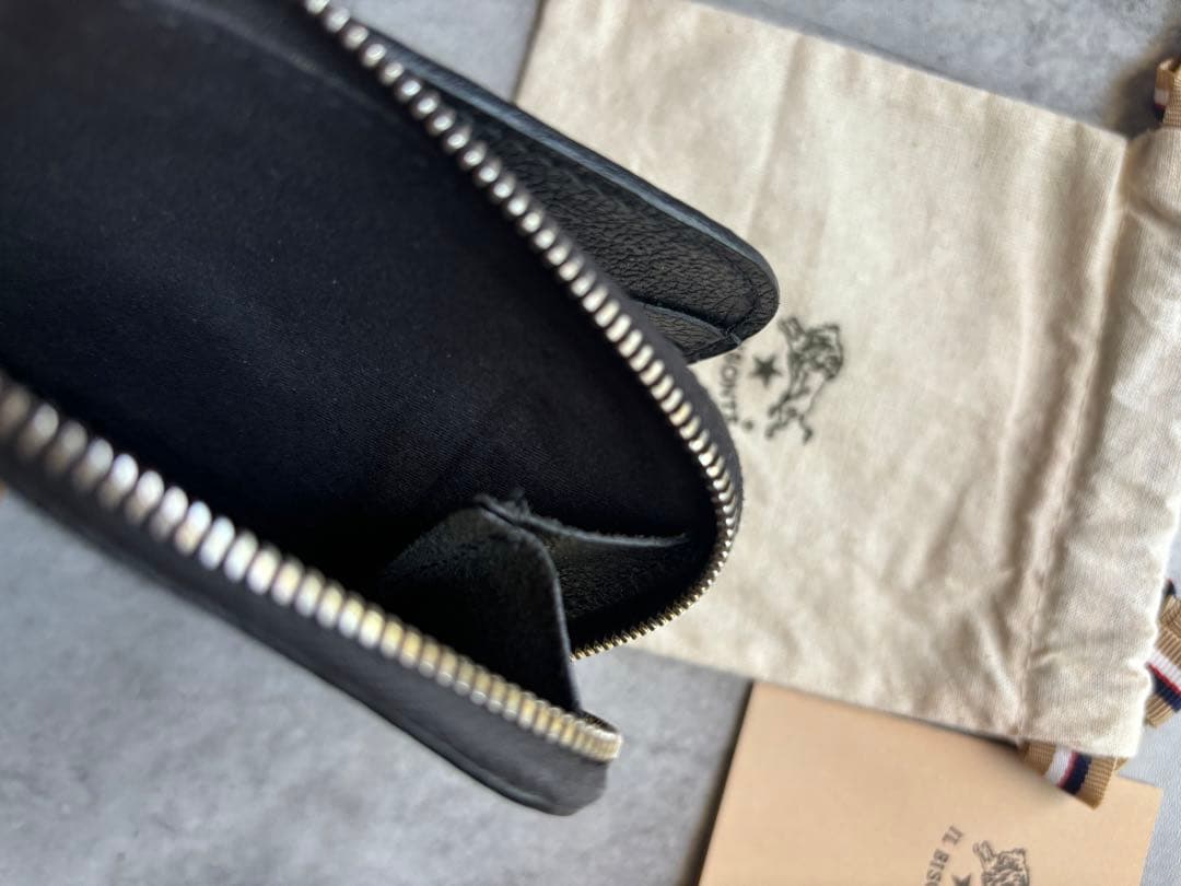 美品　イルビゾンテ　マネークリップ　ケース　財布　ブラック