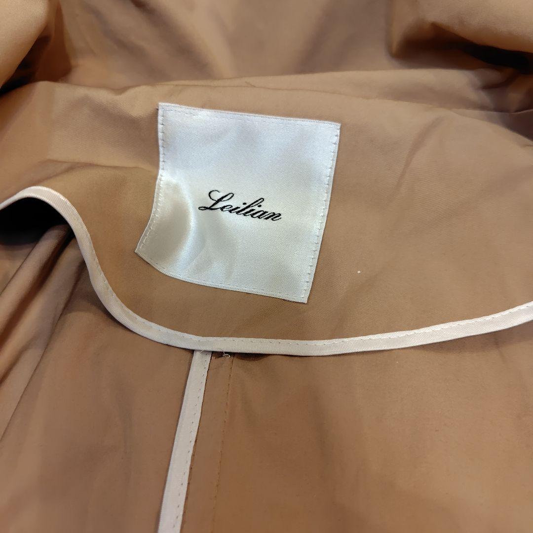 レリアン 近年モデル ベージュ トレンチコート フーデッド9M