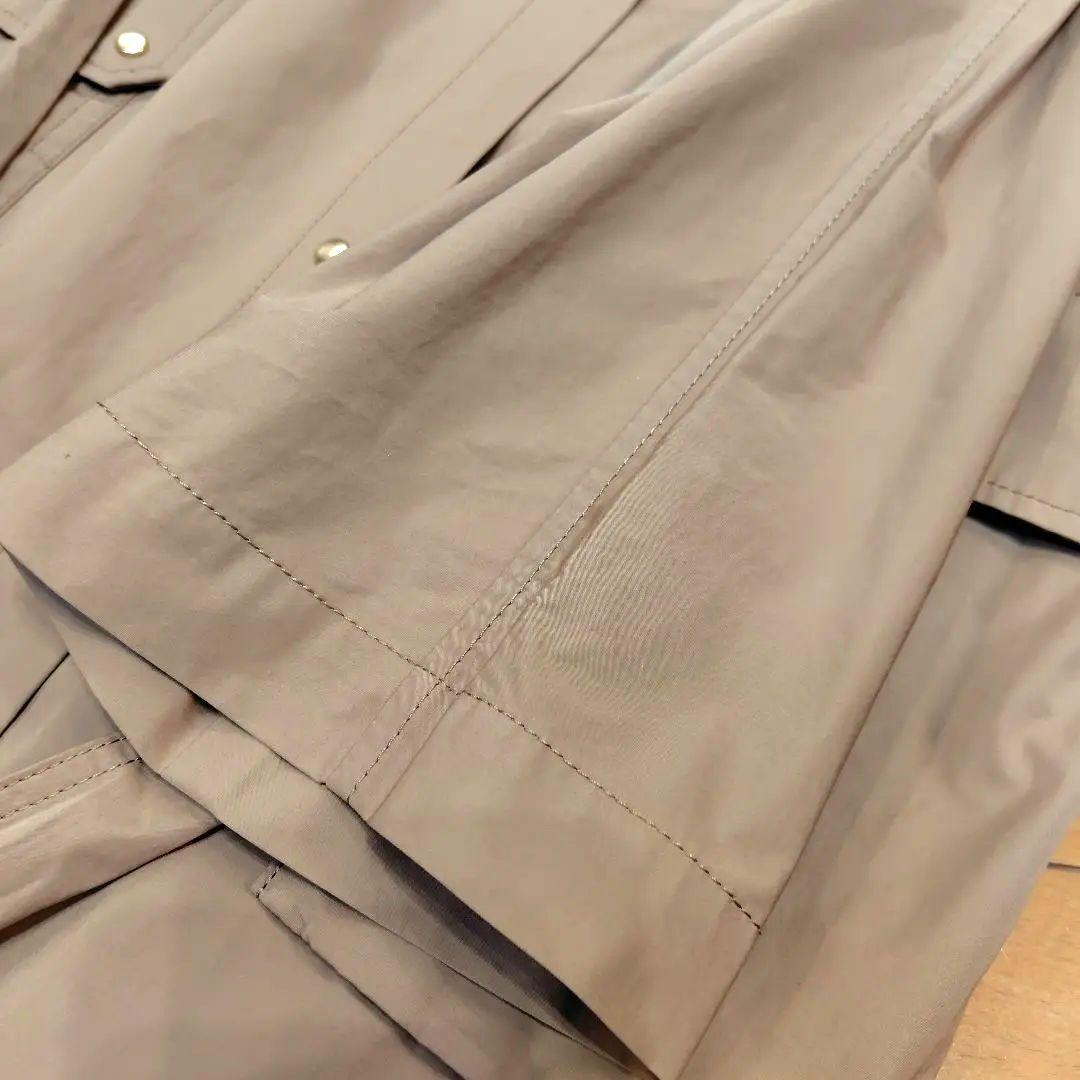 レリアン 近年モデル ベージュ トレンチコート フーデッド9M