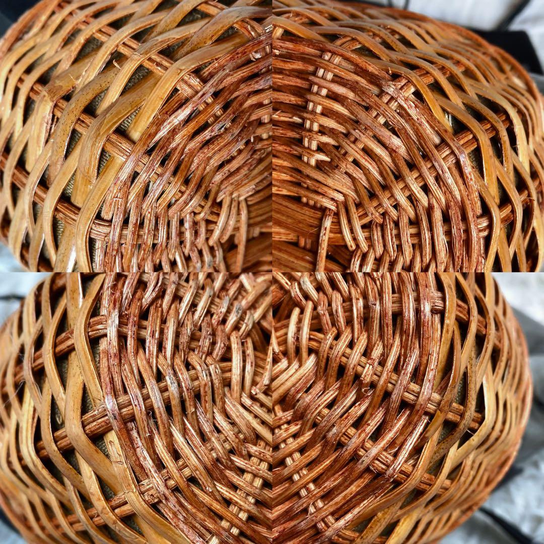 ★本日削除★未使用級　ヴィオラドーロ　PVC×ラタン　　カゴバッグ　2way