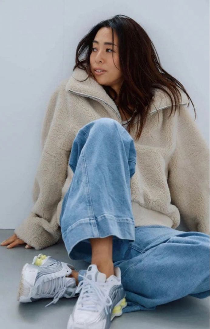 ワージー we'rthy エコファージャケット　野沢和香　アイボリー