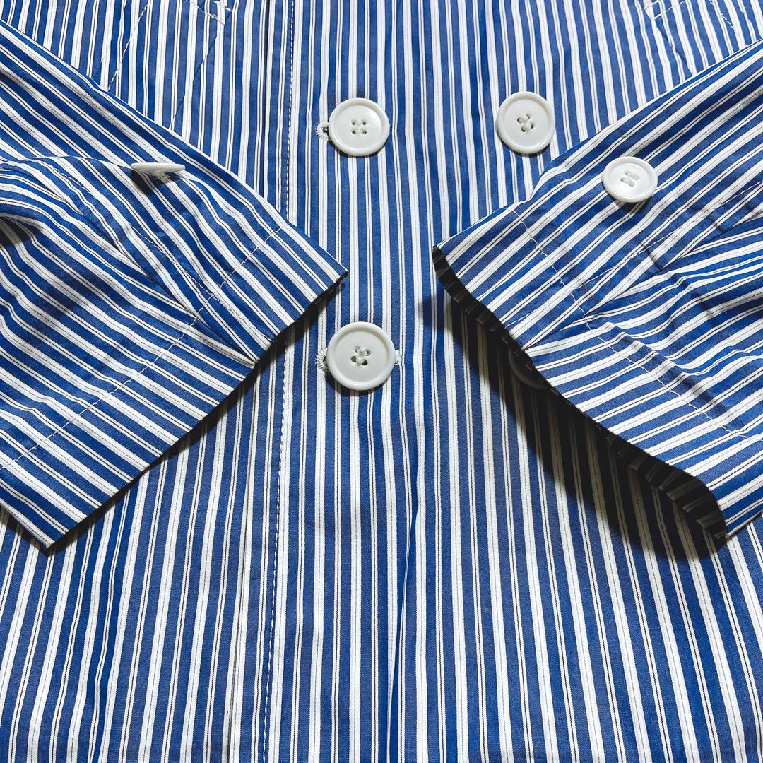 良品⭐️コムデギャルソンオムプリュス　ストライプジャケット　ダブルブレスト　メンズ