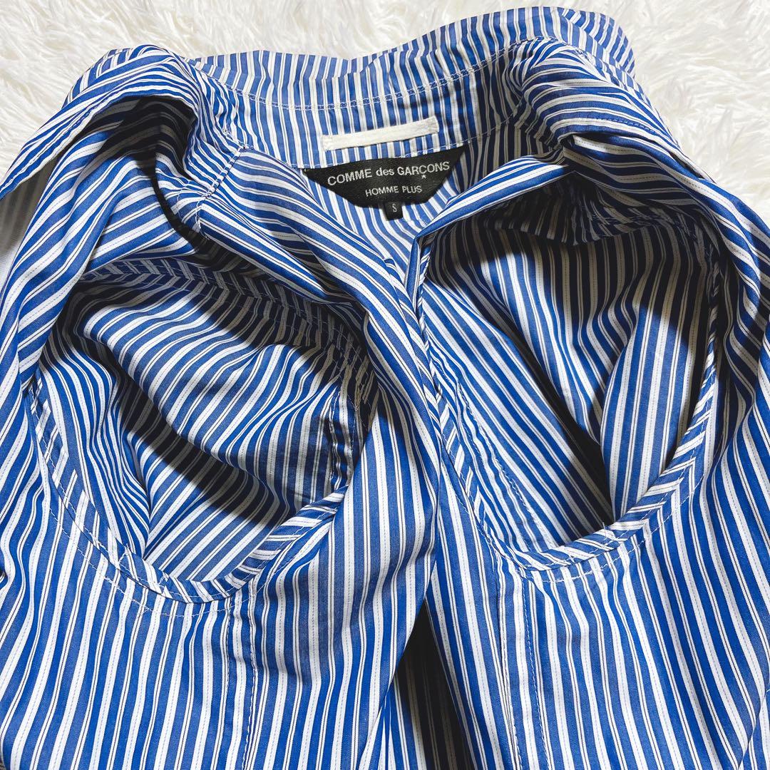良品⭐️コムデギャルソンオムプリュス　ストライプジャケット　ダブルブレスト　メンズ