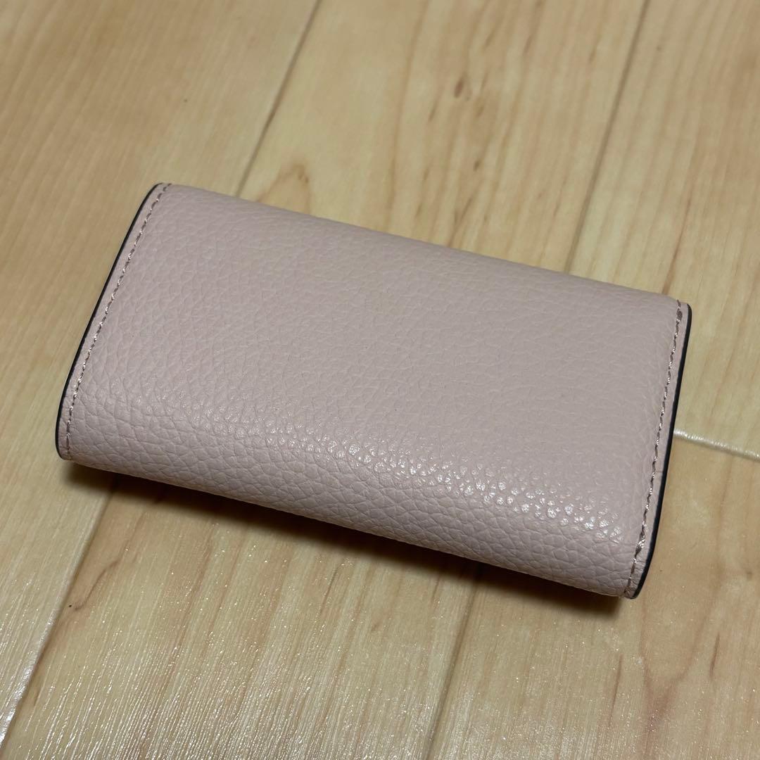 TORY BURCH ピンク レザー キーケース