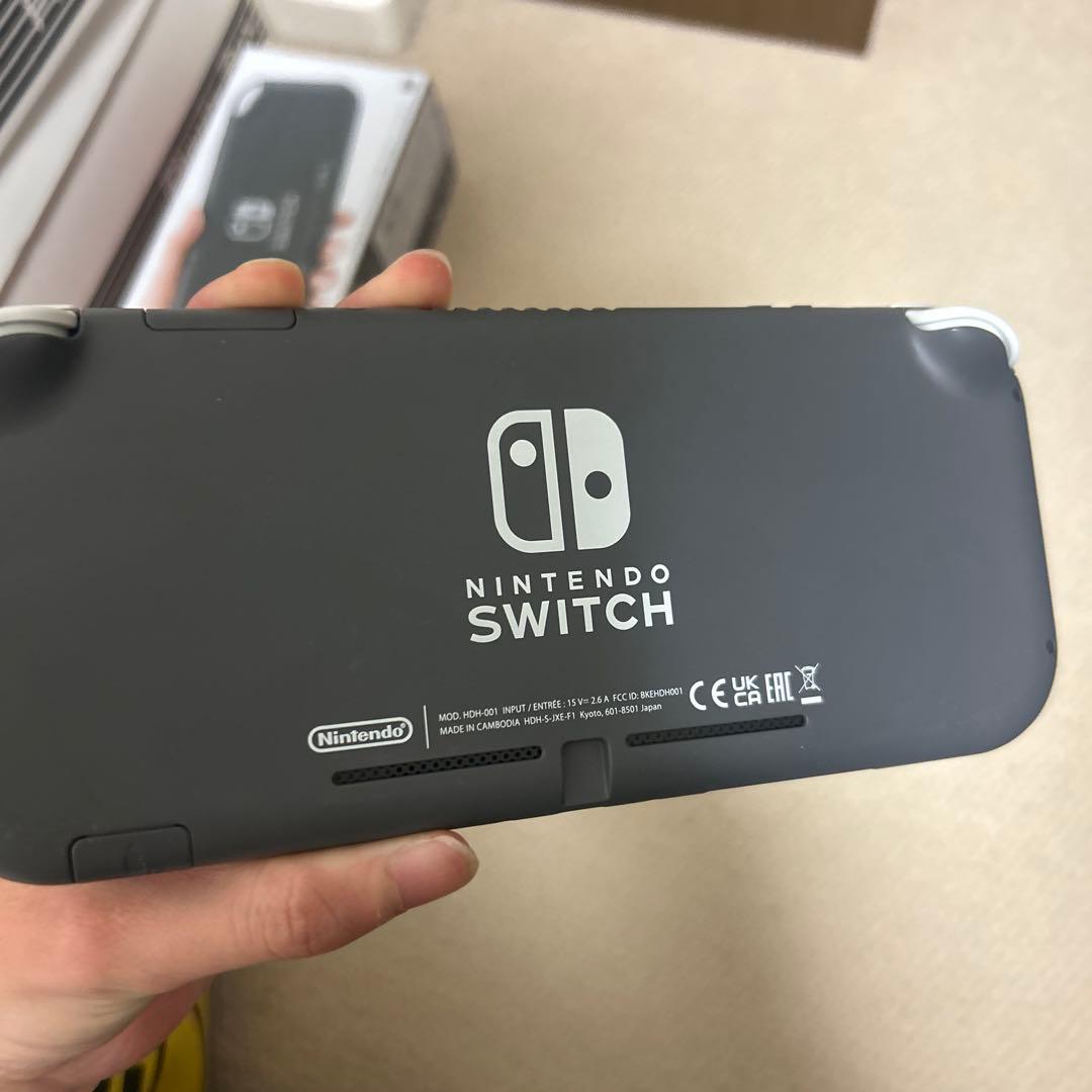 Nintendo Switch Lite グレー 本体　zaはついてきません。