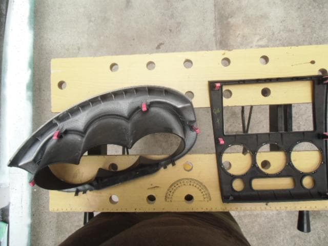 西*片様 ダイハツコペンL880K用オーディオパネル、メータ－フ－ド