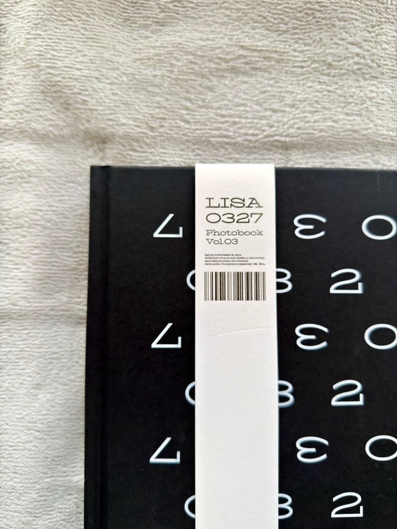 直筆サイン入り BLACKPINK LISA PHOTOBOOK
