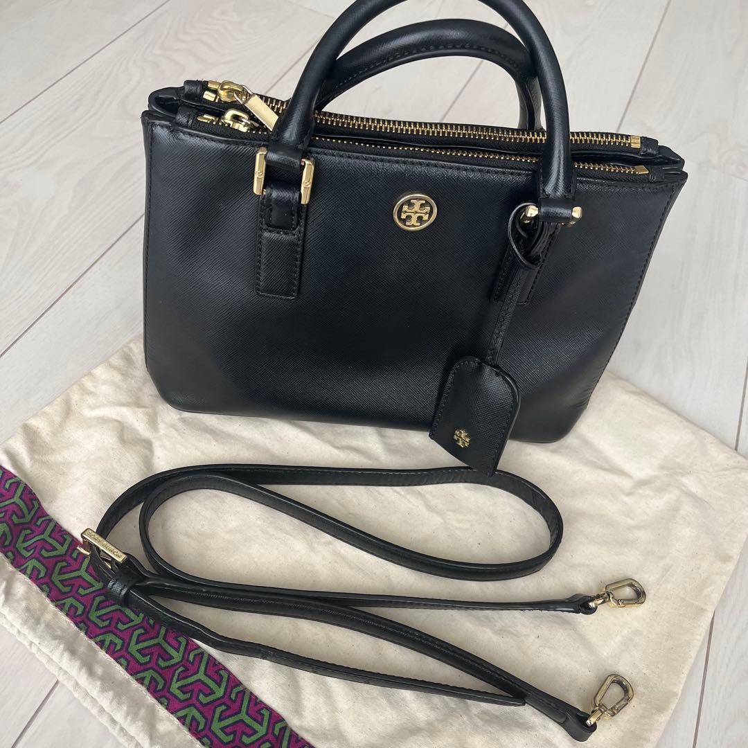【nana】Tory Burch ブラックショルダーバッグ