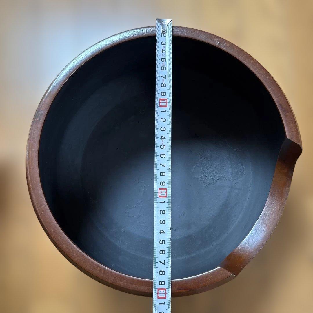 風炉　面取り風炉　寛斉作　寛斎作　共箱　茶道具　裏千家　おまけ（塗板）