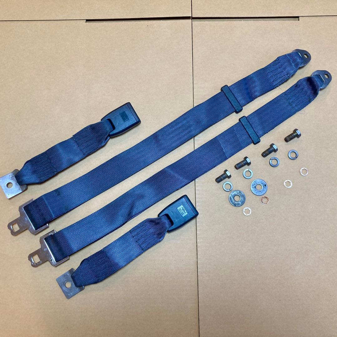 【社外】 AE86 リア シートベルト 芦森工業 2点式 旧車 レビン トレノ