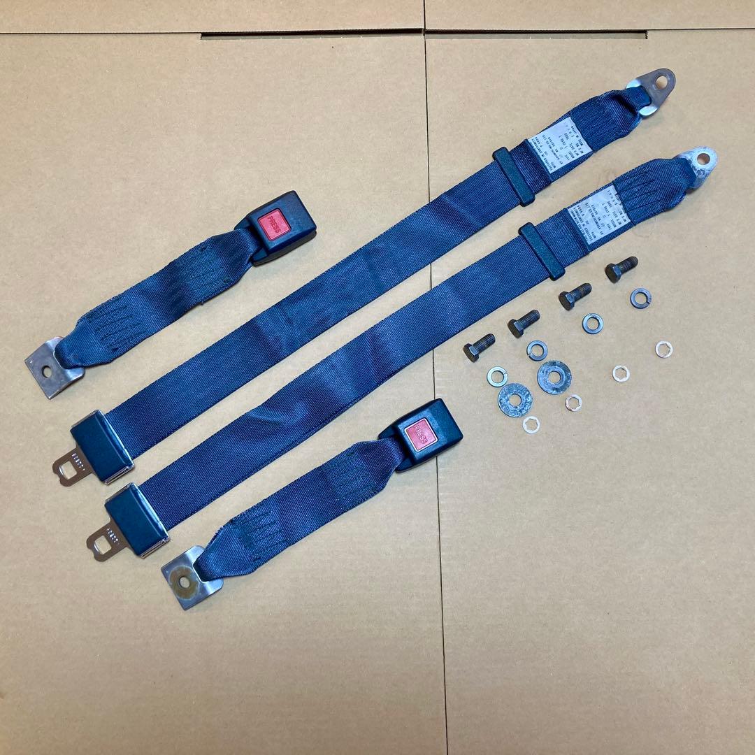 【社外】 AE86 リア シートベルト 芦森工業 2点式 旧車 レビン トレノ