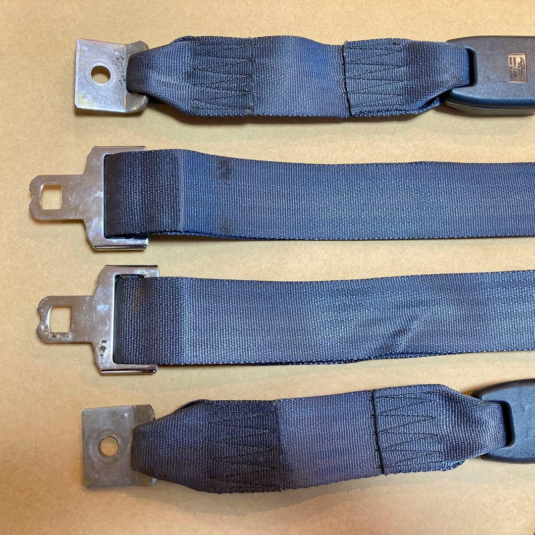 【社外】 AE86 リア シートベルト 芦森工業 2点式 旧車 レビン トレノ