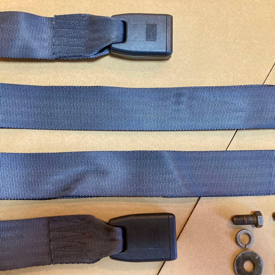 【社外】 AE86 リア シートベルト 芦森工業 2点式 旧車 レビン トレノ