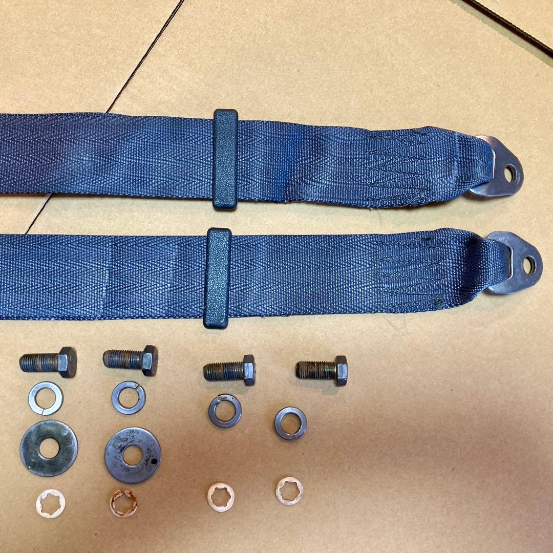 【社外】 AE86 リア シートベルト 芦森工業 2点式 旧車 レビン トレノ