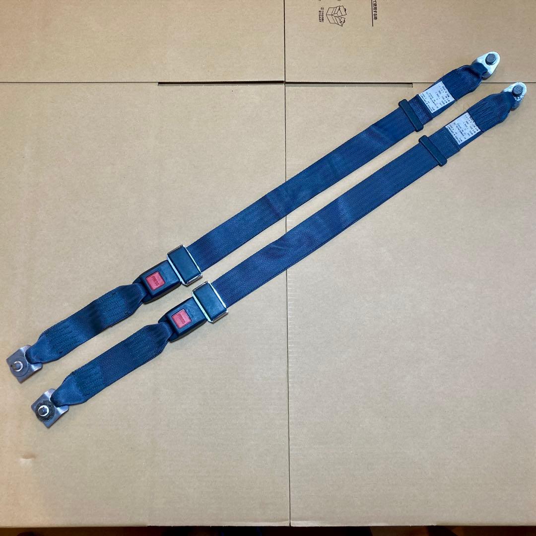 【社外】 AE86 リア シートベルト 芦森工業 2点式 旧車 レビン トレノ