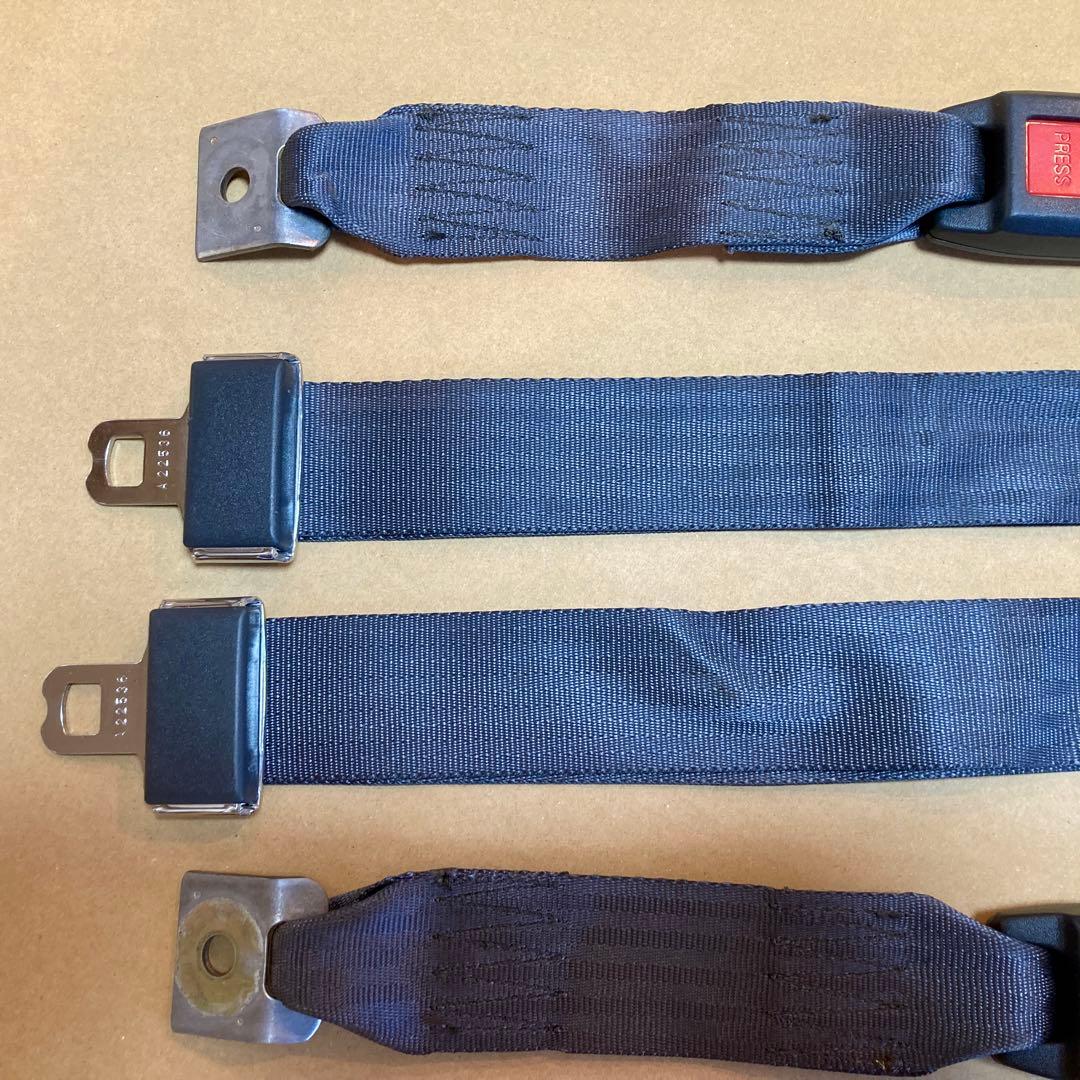 【社外】 AE86 リア シートベルト 芦森工業 2点式 旧車 レビン トレノ