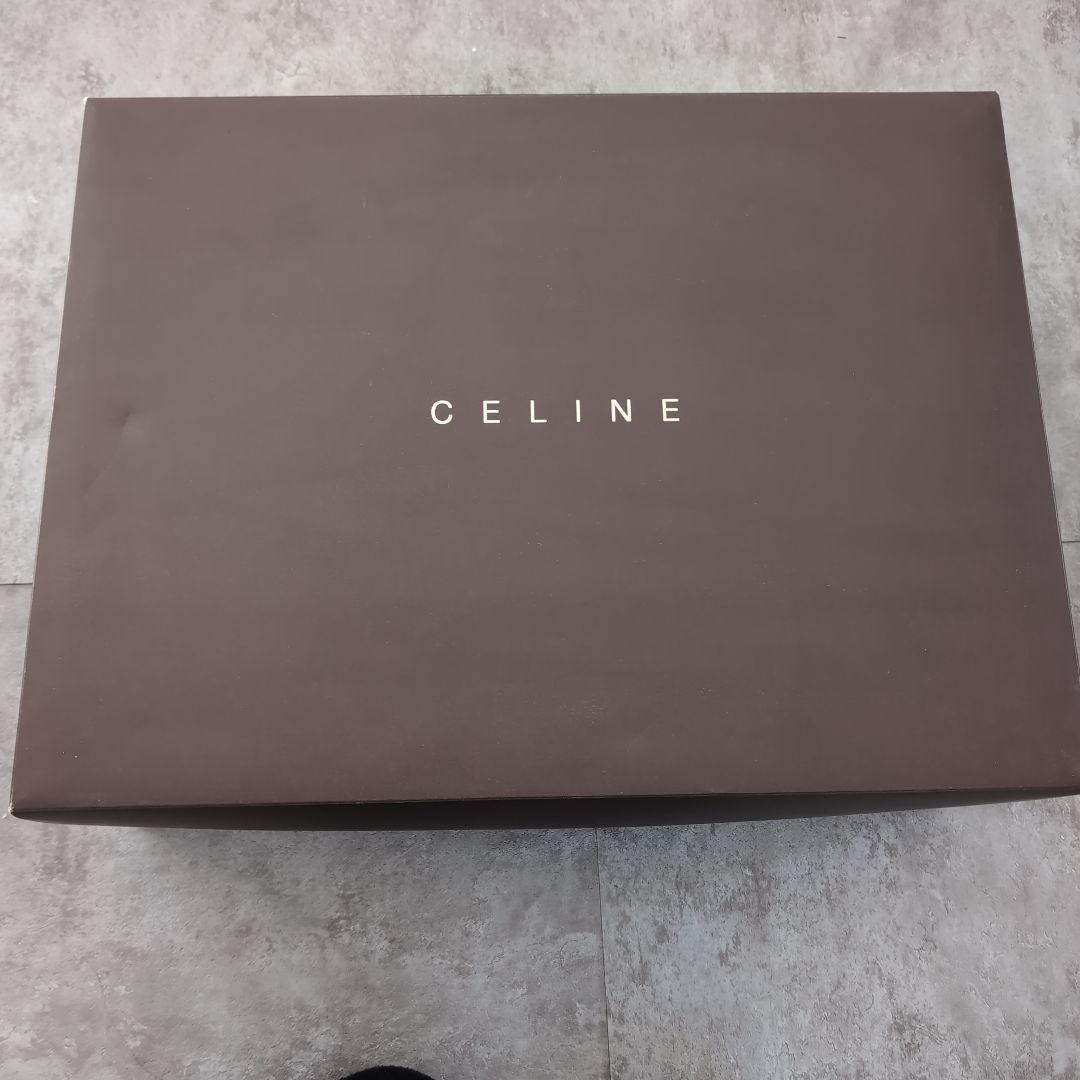 CELINEセリーヌ　マカダム柄　アクリルニューマイヤー毛布