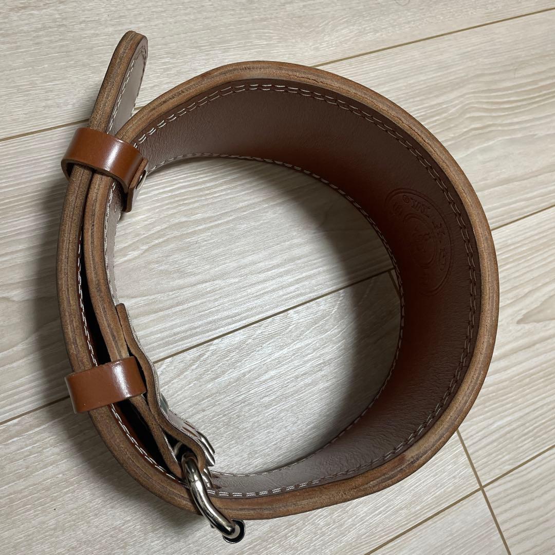 GOLD’S GYM ゴールドジム プロレザーベルト【Sサイズ】