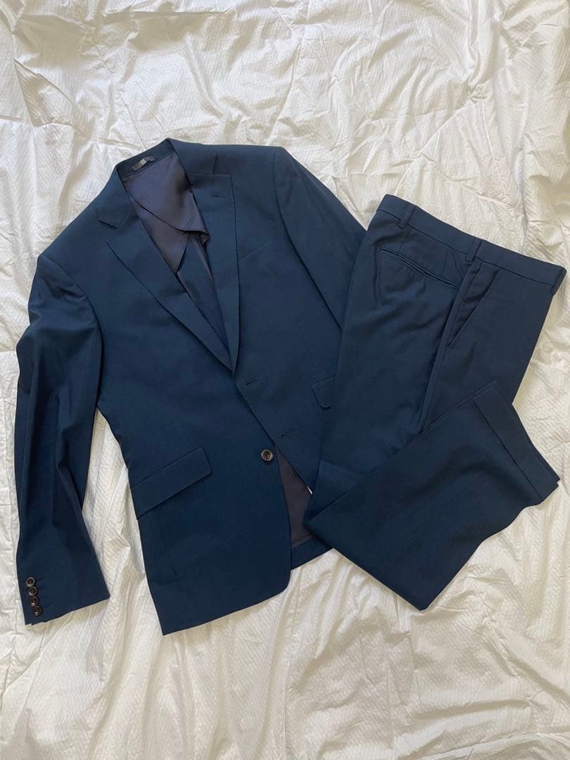 SUIT SELECT メンズスーツ セットアップ ネイビー系