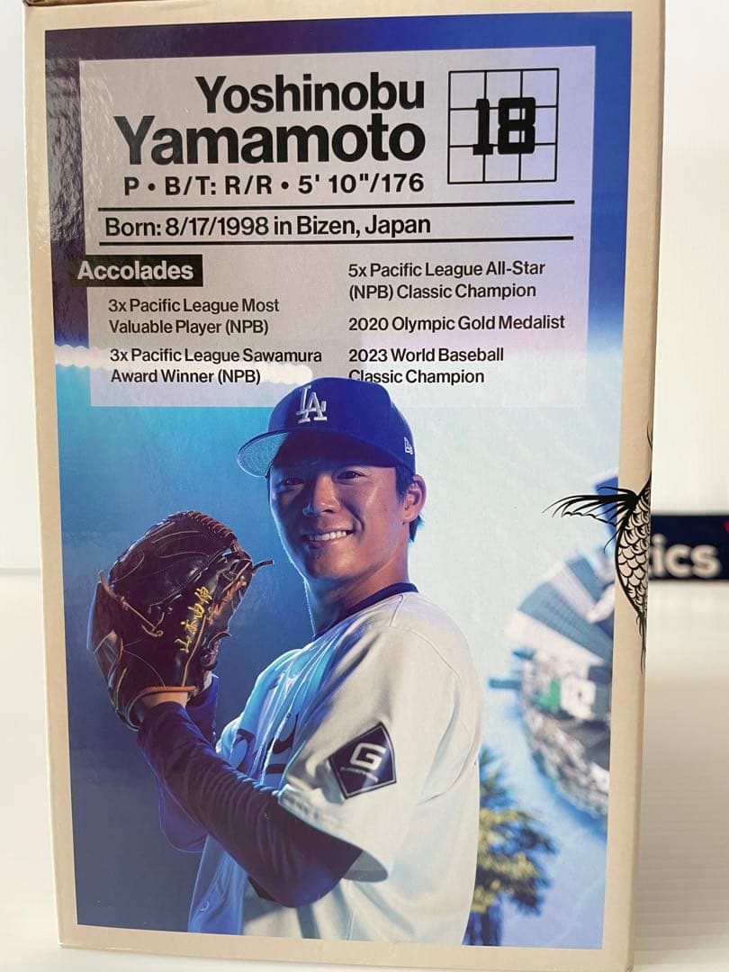 山本由伸ボブルヘッド&レプリカユニフォームセット