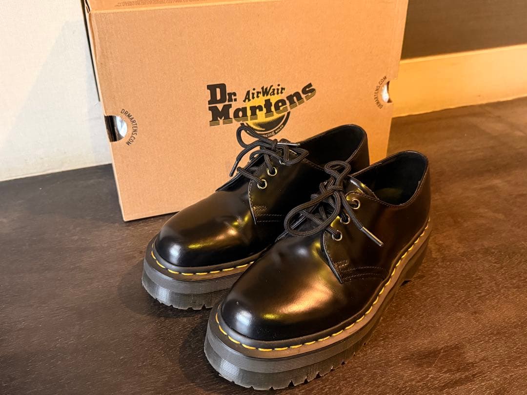 【正規品&美品】ドクターマーチン 1461 QUAD 3 ホールシューズ　UK6