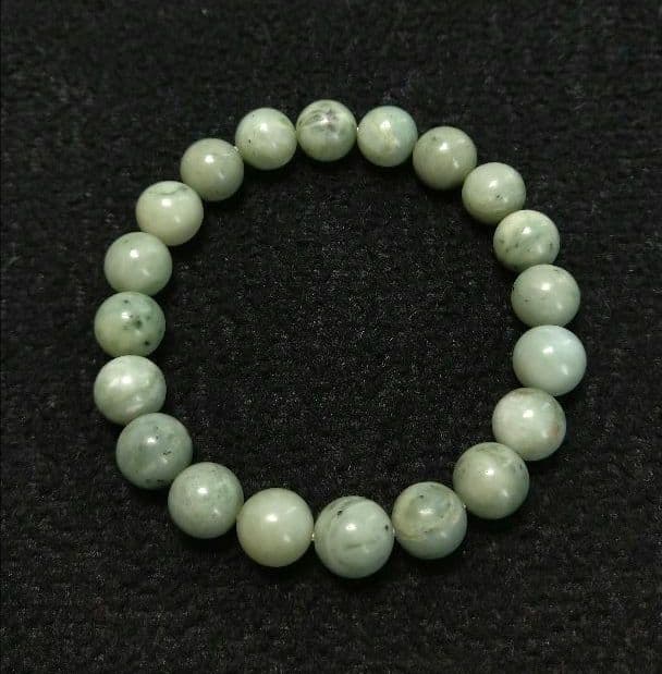 専用【高品質】日高翡翠 ブレスレット ９,５㎜　ブレスレット　美品　希少