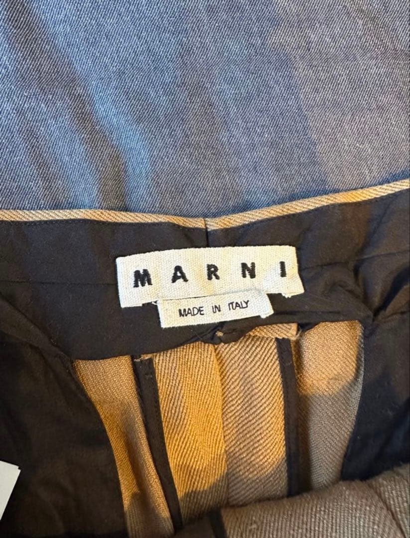 バギースラックス　2020-21aw MARNI ベージュ
