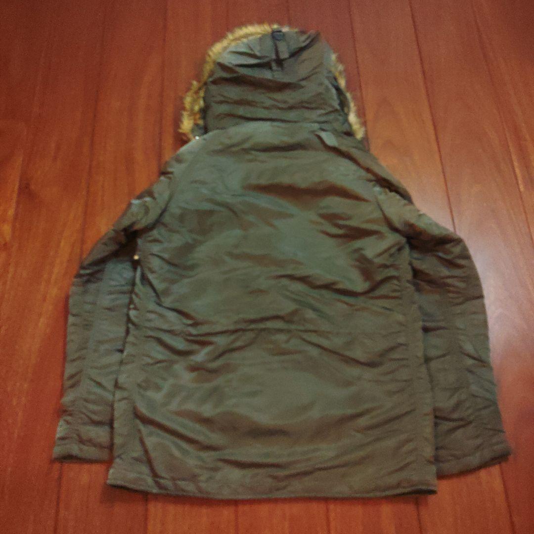 ALPHA N-3B フライトジャケット Mサイズ ファー付 ミリタリー