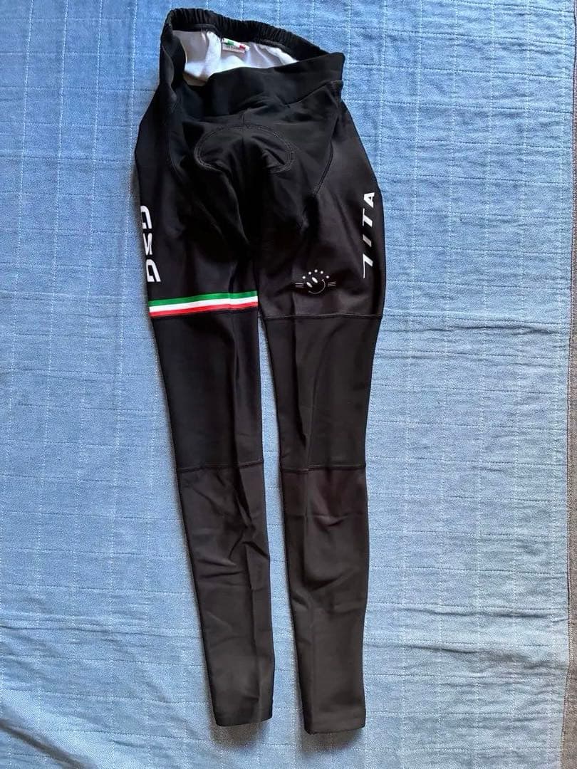 ７ITA サイクルジャージ 長袖 上下 黒