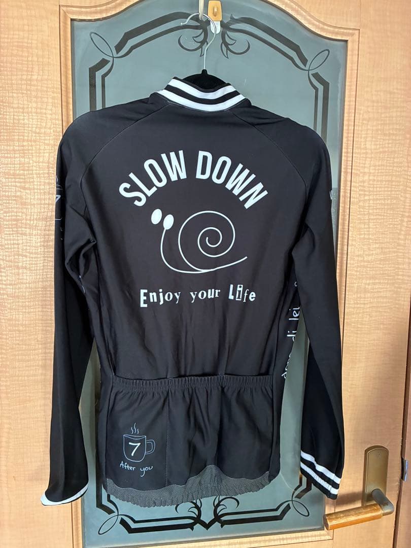 ７ITA サイクルジャージ 長袖 上下 黒