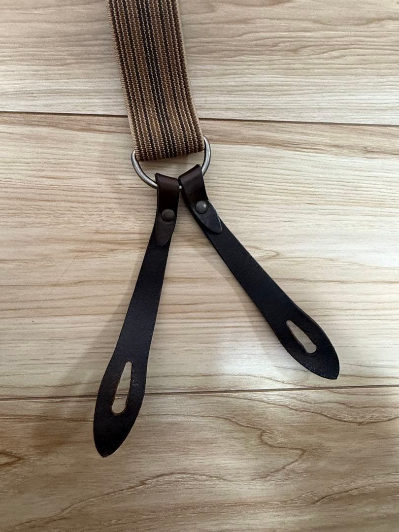 【リーバイス】サスペンダー ベルト レザー ボタン用