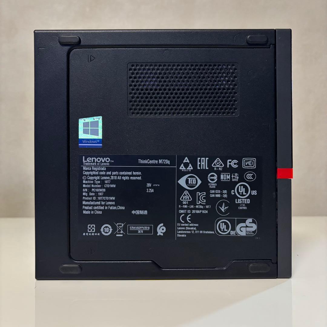 Windowsデスクトップ Lenovo ThinkCentre M720q Tiny Core i5