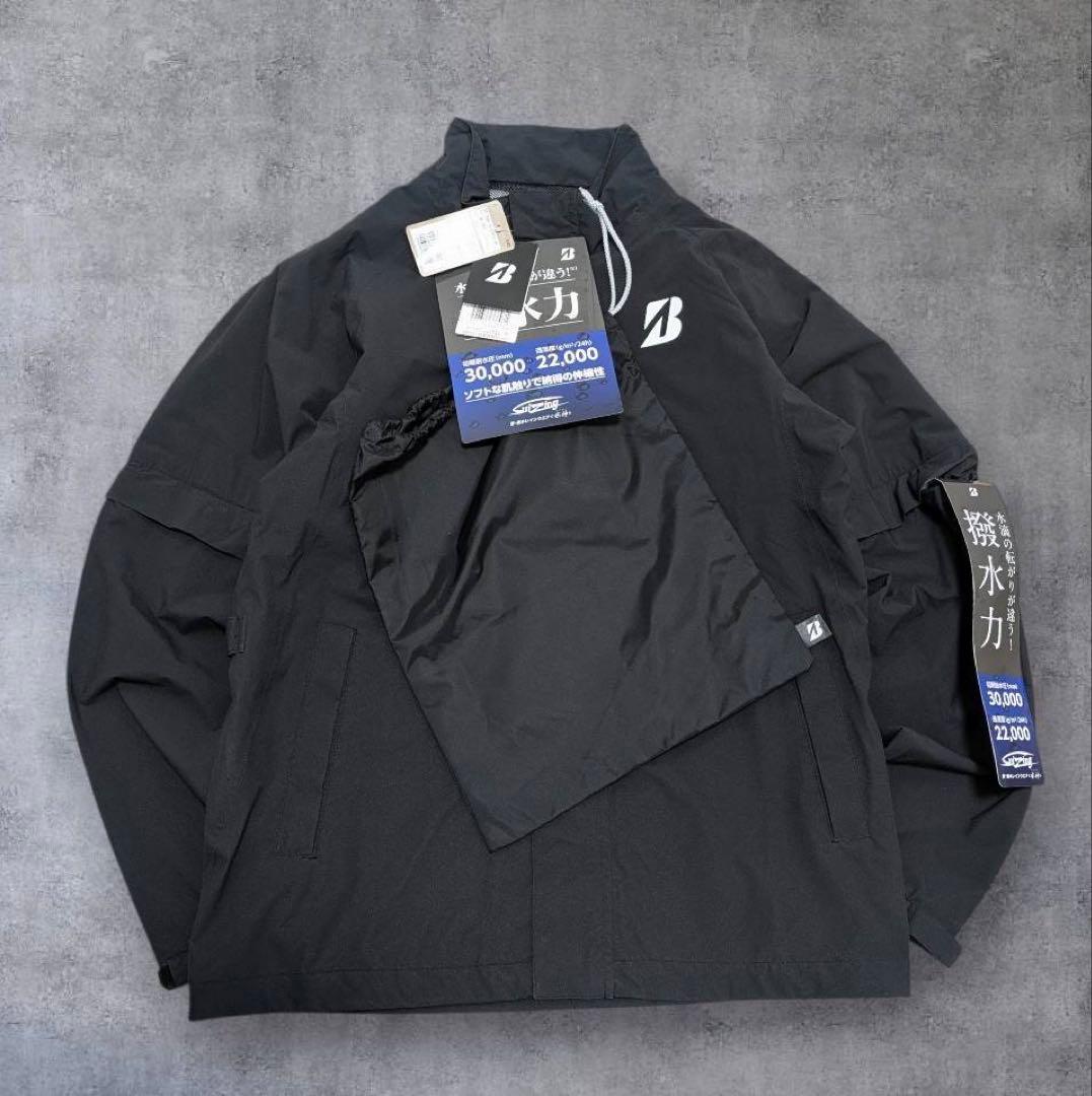 ブリヂストンゴルフ 水神 レインウエア 上下セット メンズM 81G03