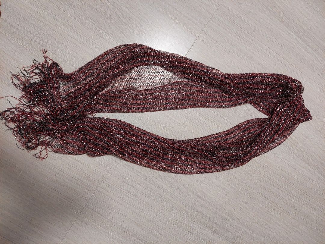 ナンバーナイン　05ss　ナイトクローラー期ラメストール　赤×黒